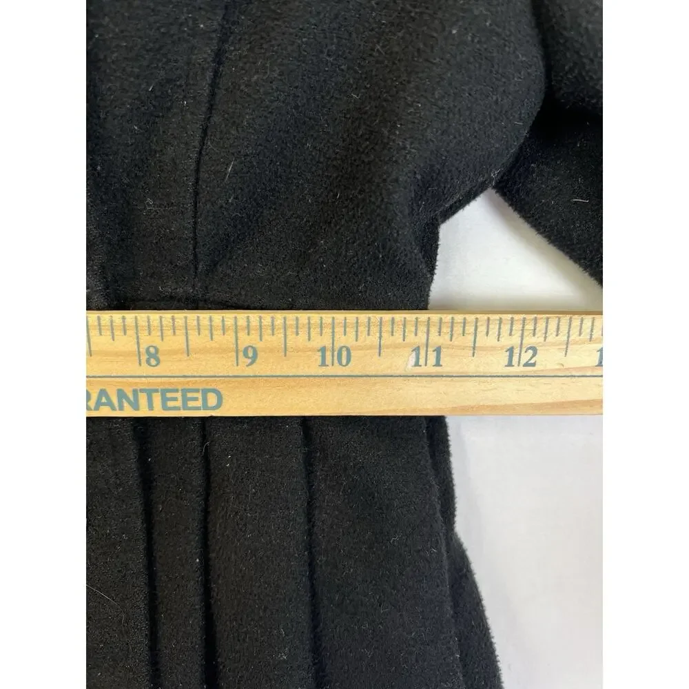 Jessica Simpson Pea Coat Girl 7 - 8 Black Double Breasted Warm Classic Outerwear